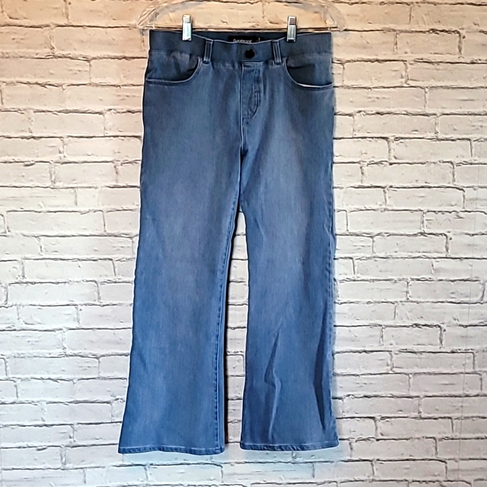 Betabrand Lightwash Bootcut Jeans Size Small Petite